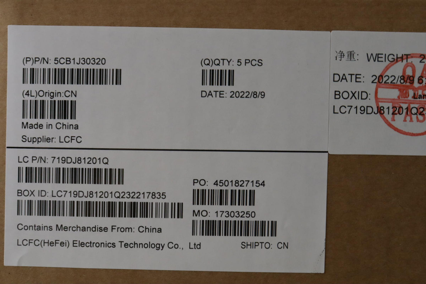 Lenovo Cover Upper Case Asmsws L82Tku - 5CB1J30320
