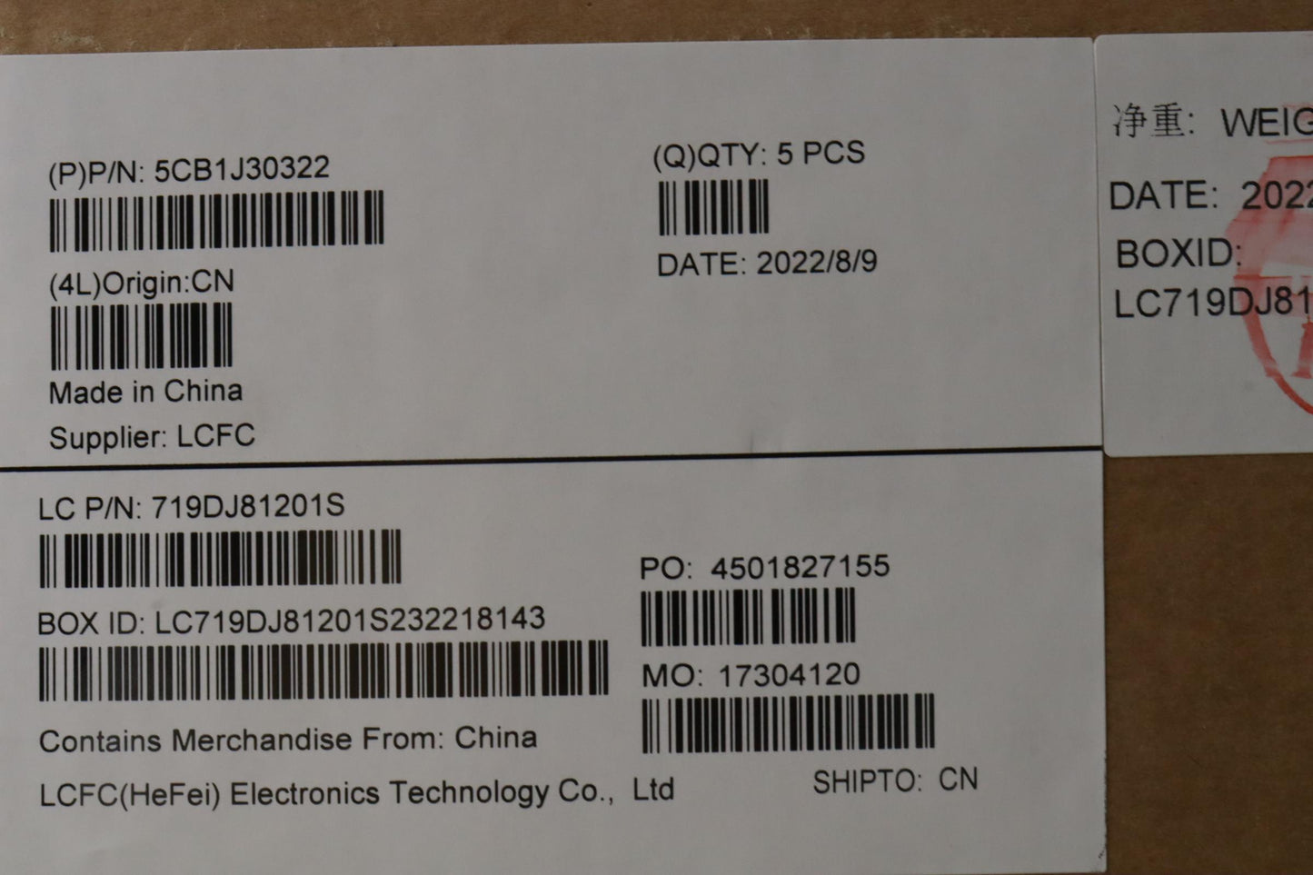 Lenovo Cover Upper Case Asmthai L82Tk - 5CB1J30322