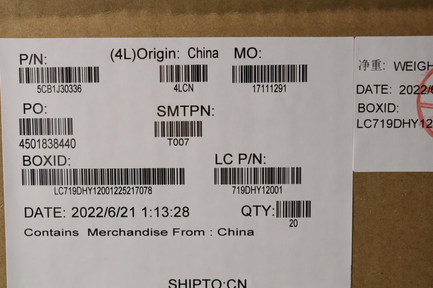 Lenovo Cover Strip Cover L82Tk Sub - 5CB1J30336