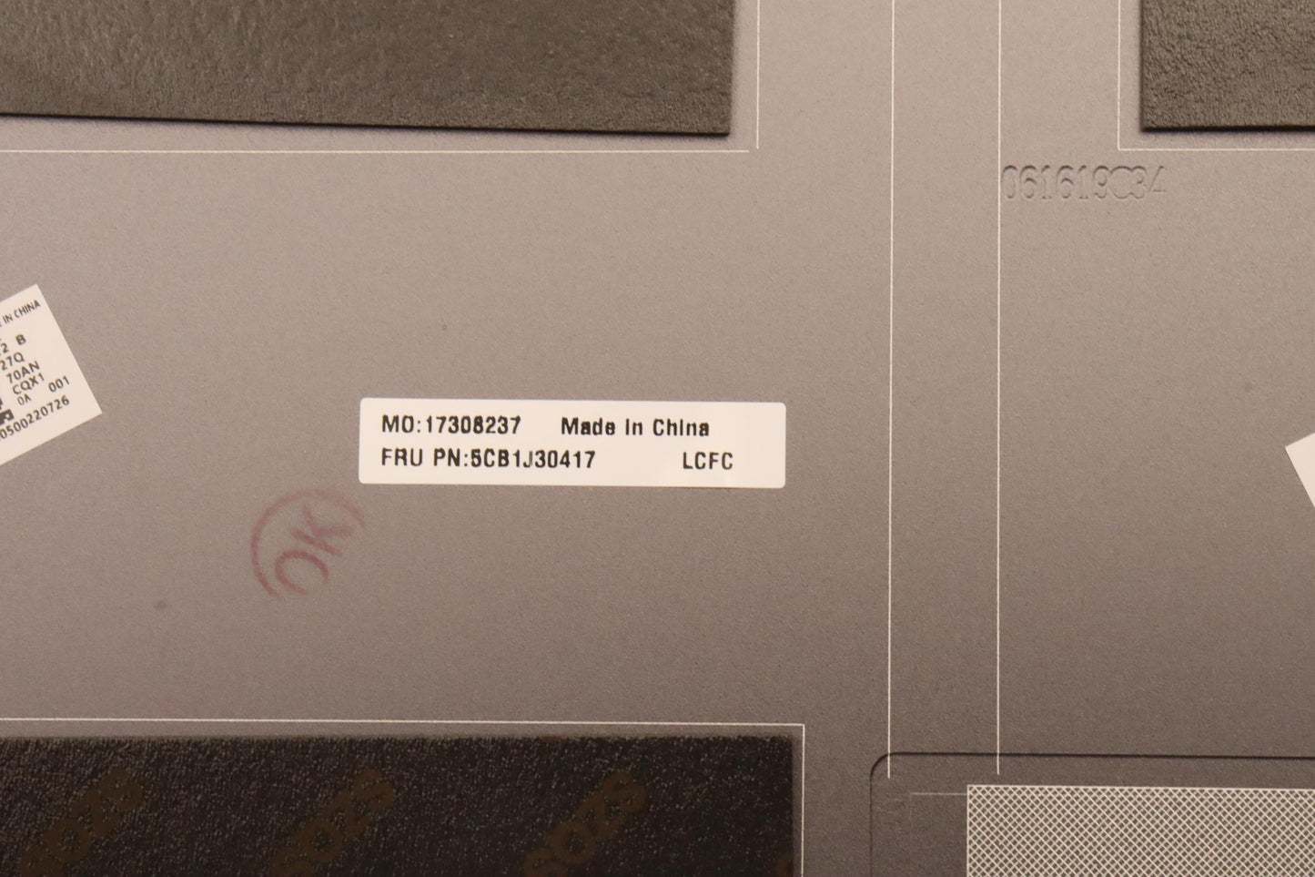 Lenovo Cover Lcd Cover L 82Uh Greynor - 5CB1J30417