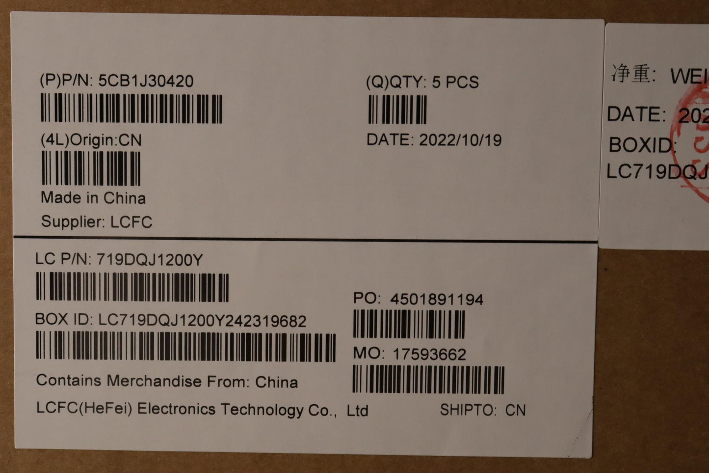 Lenovo Cover Upper Case Asmbel L82Uh - 5CB1J30420