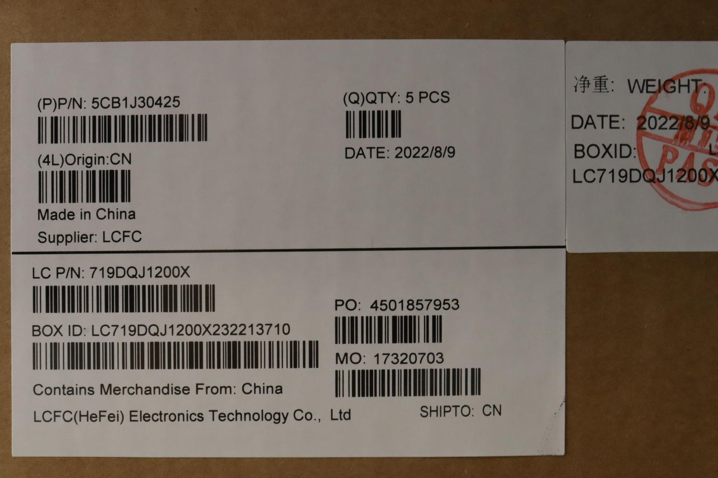 Lenovo Cover Upper Case Asmeuro Eng L - 5CB1J30425