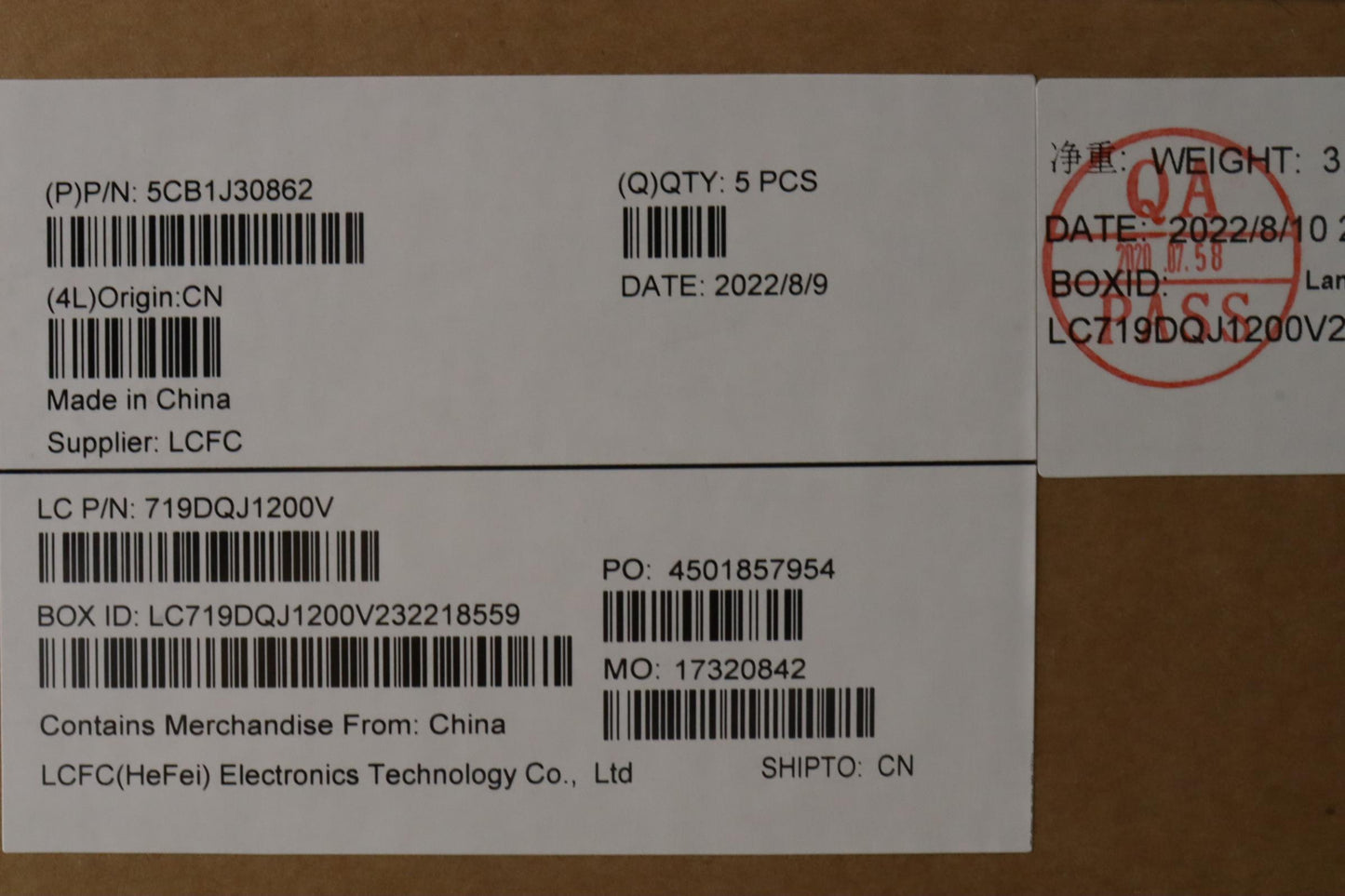Lenovo Cover Upper Case Asmger L82Uh - 5CB1J30862