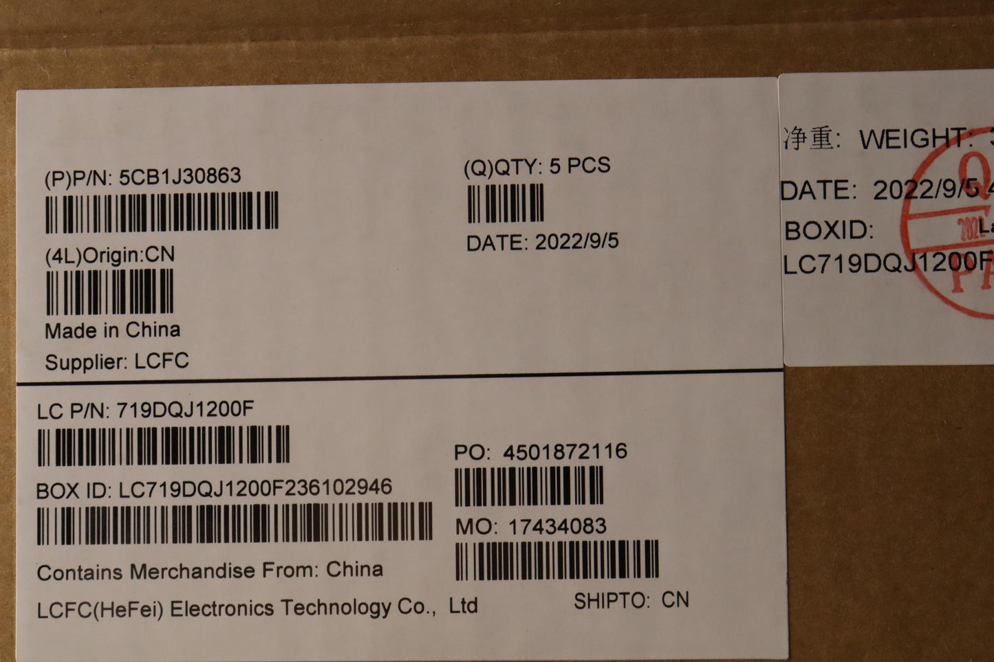 Lenovo Cover Upper Case Asmgre L82Uh - 5CB1J30863