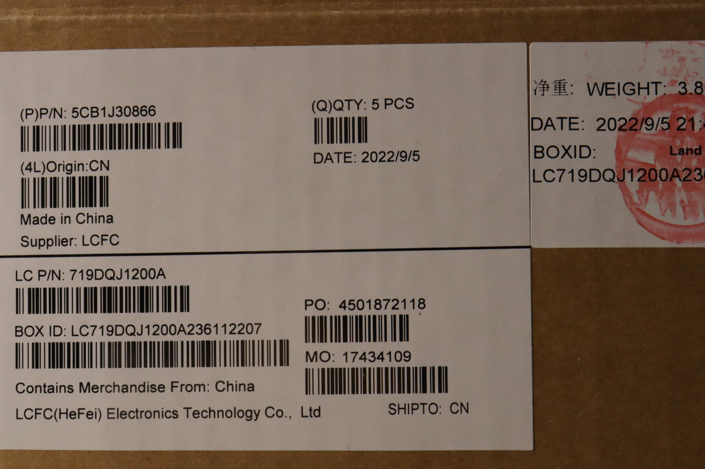 Lenovo Cover Upper Case Asmhun L82Uh - 5CB1J30866
