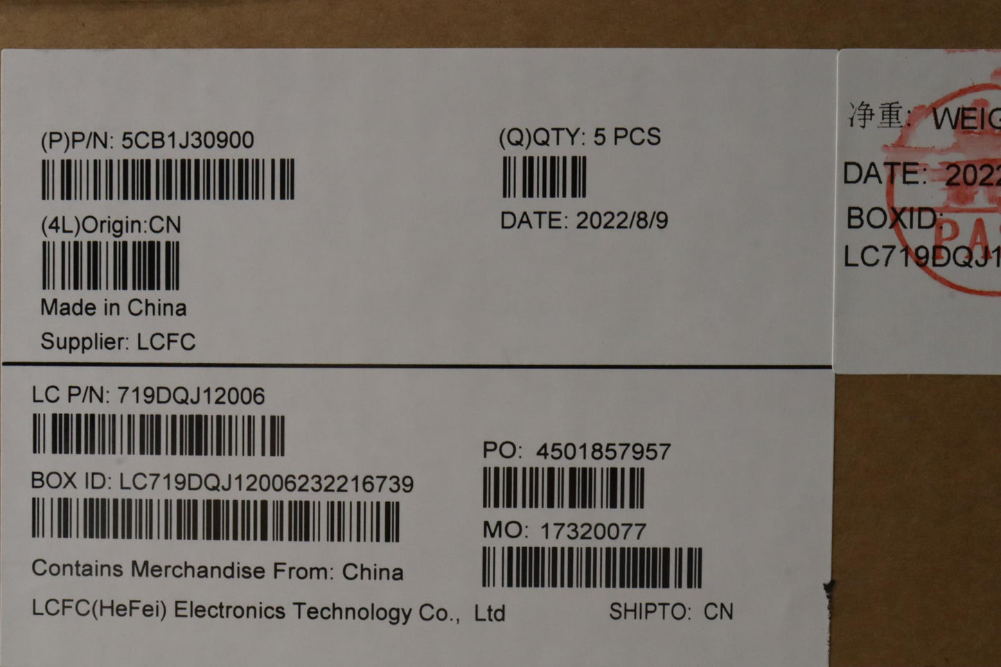 Lenovo Cover Upper Case Asmsws L82Uh - 5CB1J30900