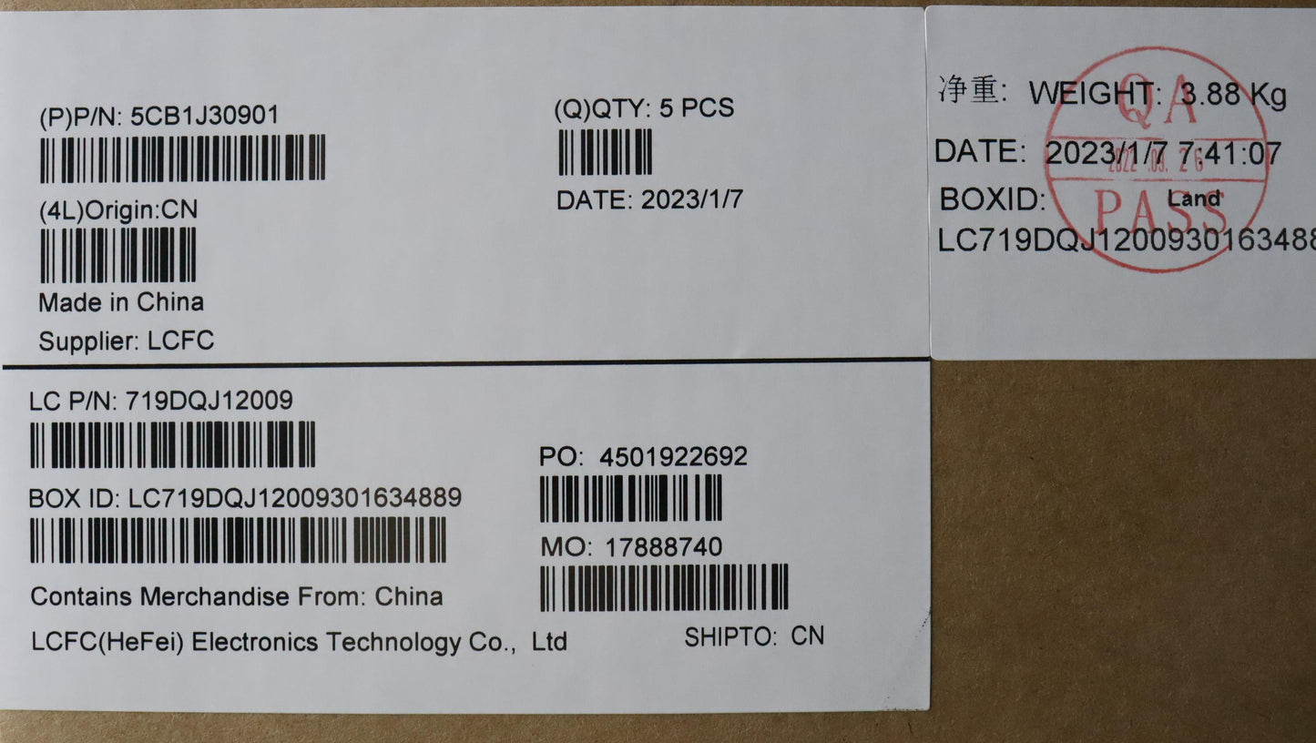 Lenovo Cover Upper Case Asmtc L82Uh F - 5CB1J30901