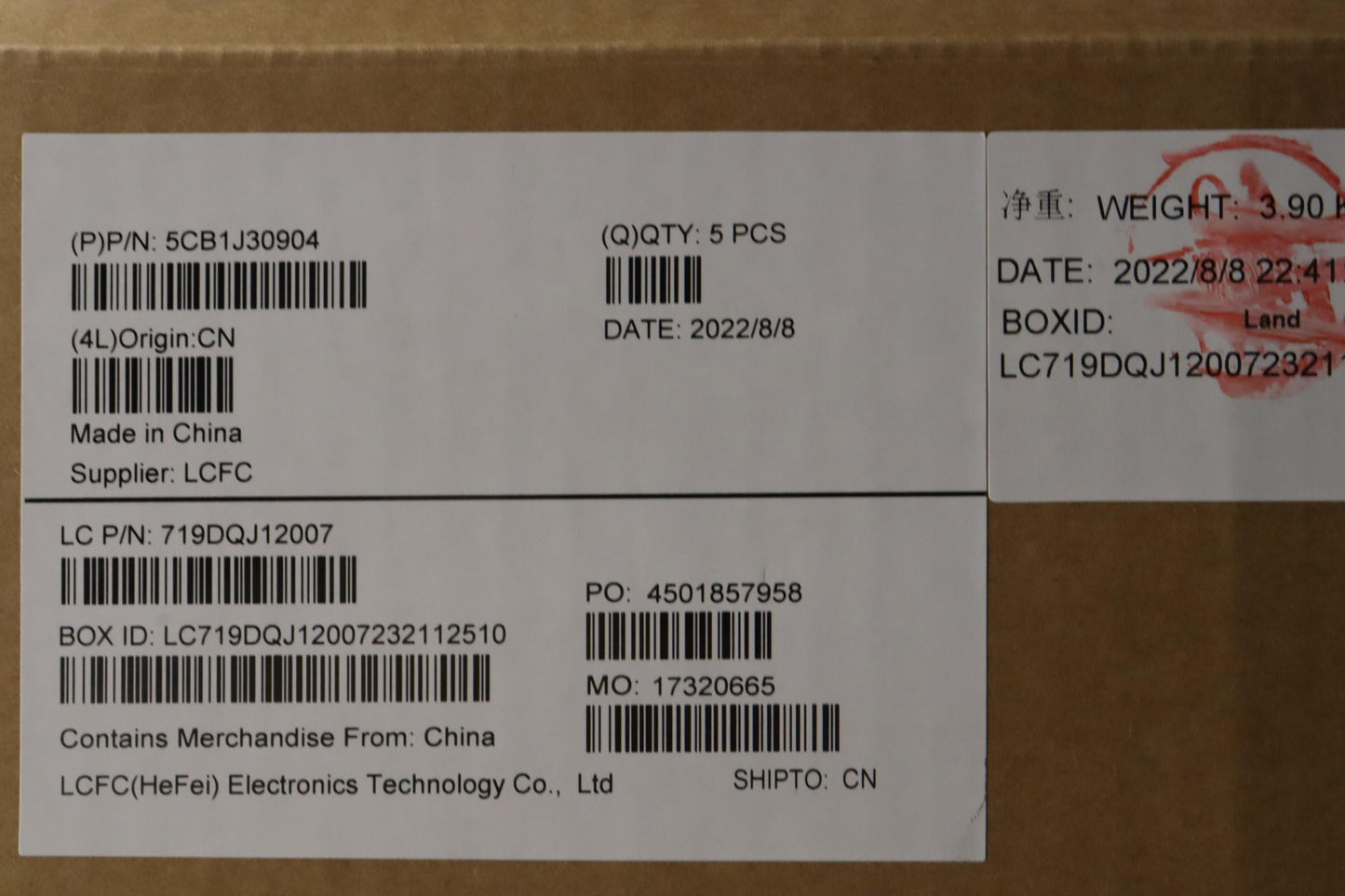 Lenovo Cover Upper Case Asmuke L82Uh - 5CB1J30904