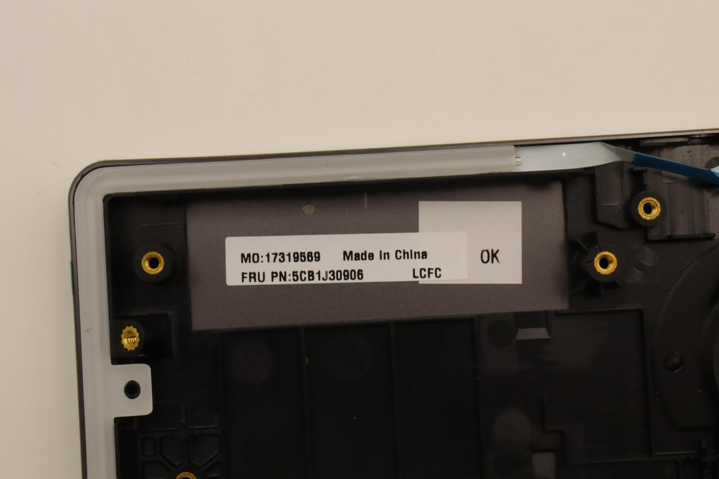Lenovo Cover Upper Case Asmusa Eng L8 - 5CB1J30906