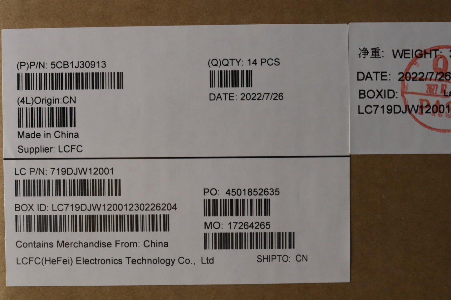 Lenovo Cover Lcd Cover L82U9 Og - 5CB1J30913