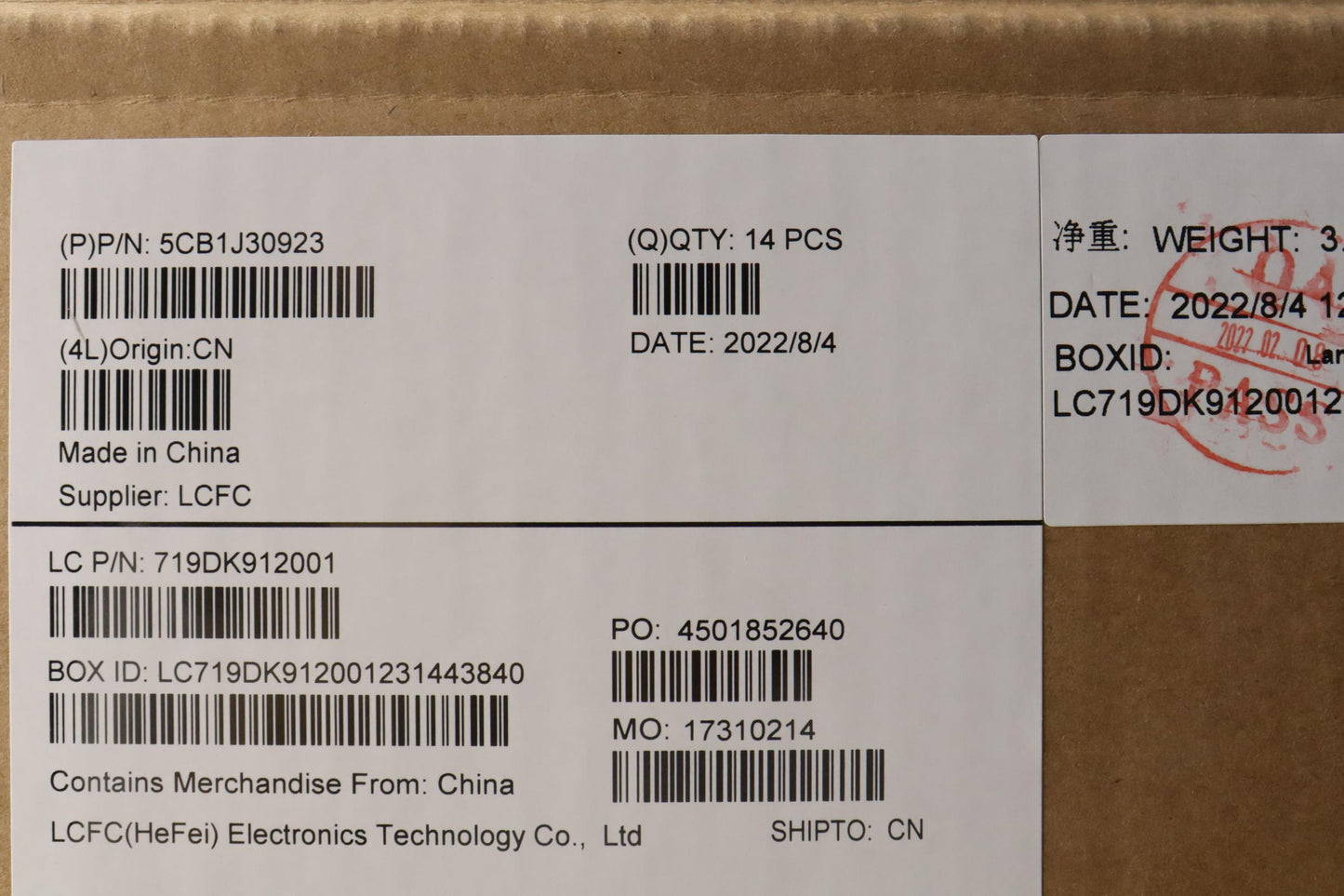Lenovo Cover Lower Case L82U9 Sg - 5CB1J30923