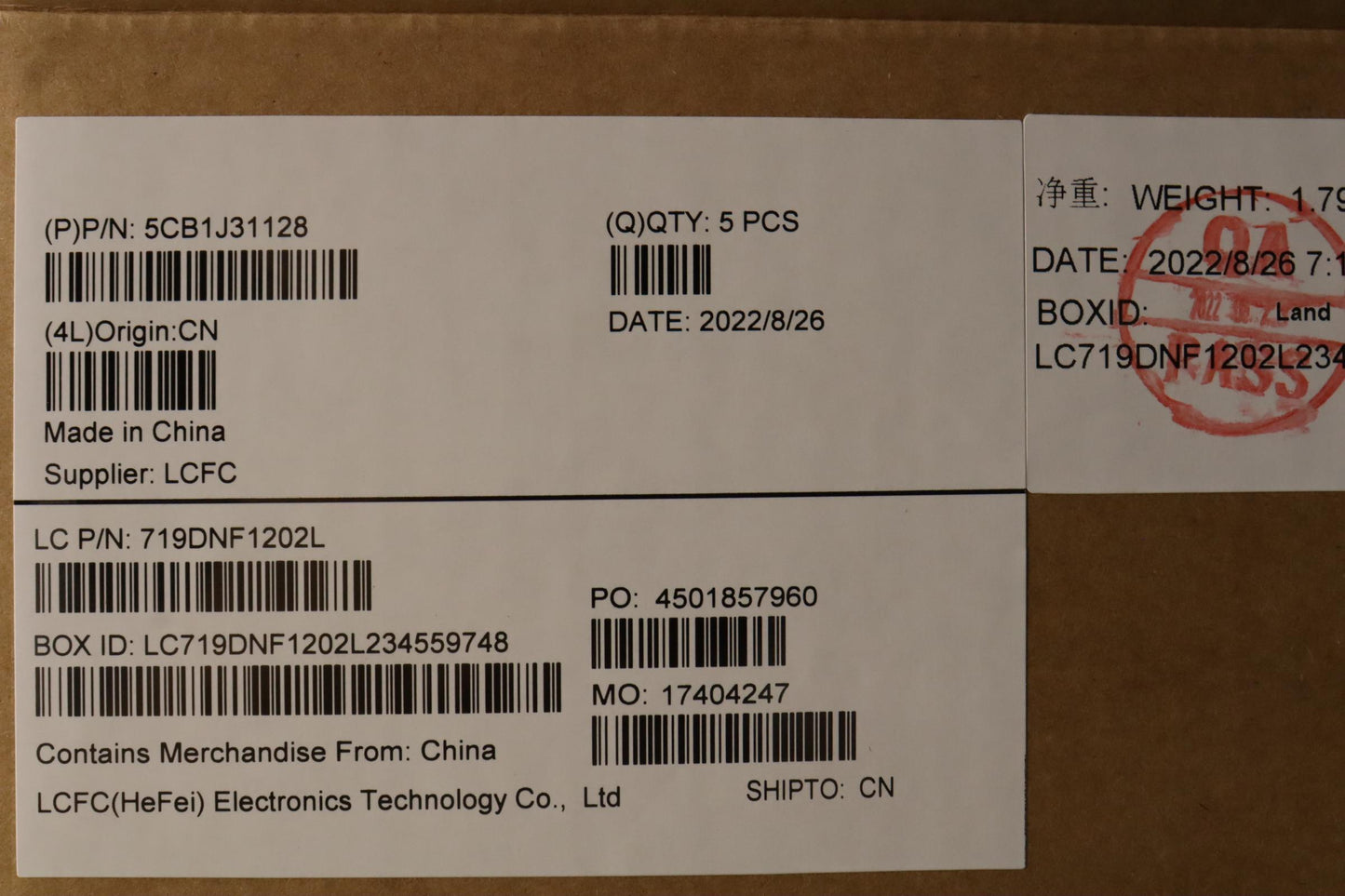 Lenovo Cover Upper Case Asmeng L82U9 - 5CB1J31128
