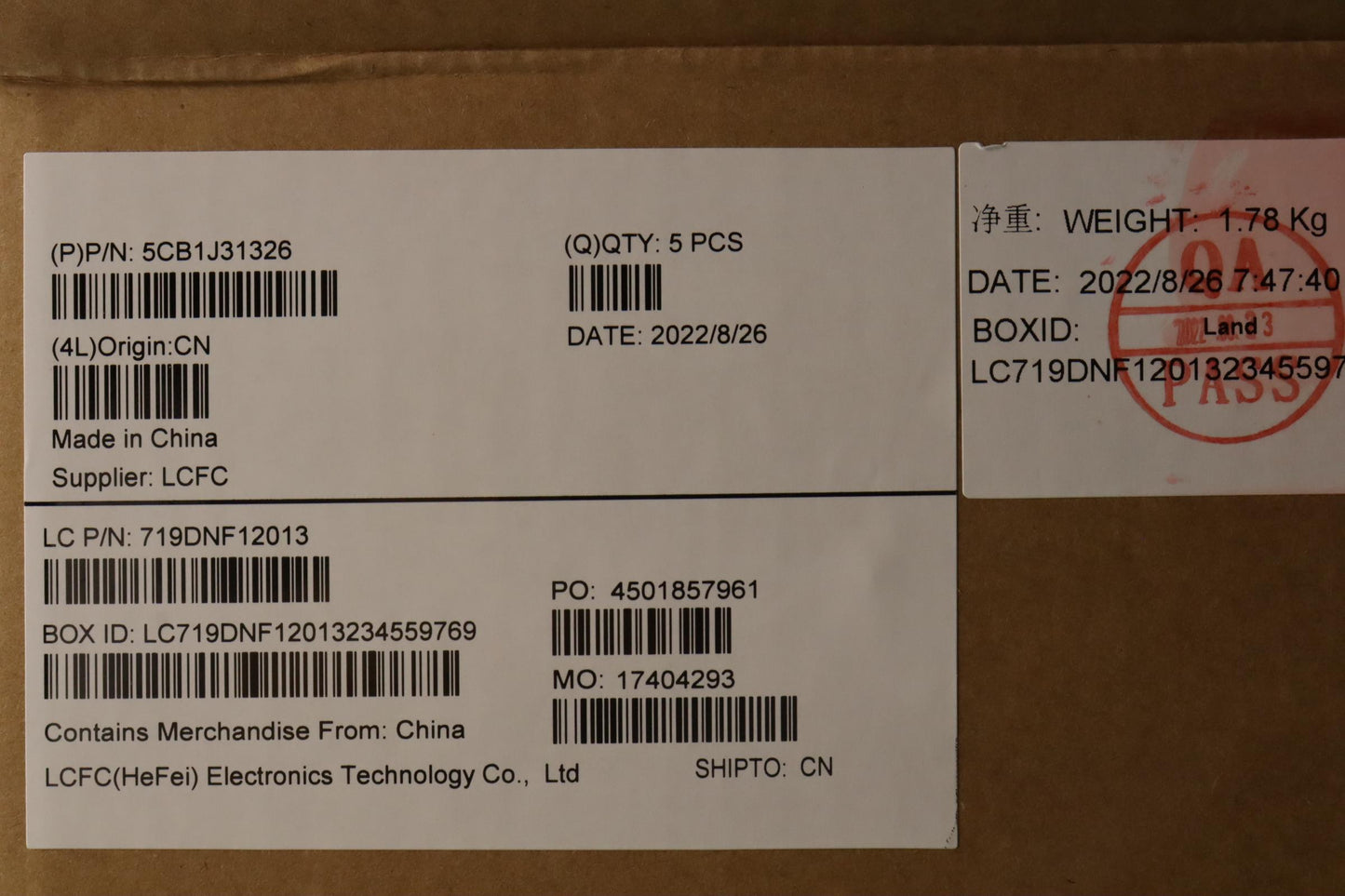 Lenovo Cover Upper Case Asmger L82U9 - 5CB1J31326