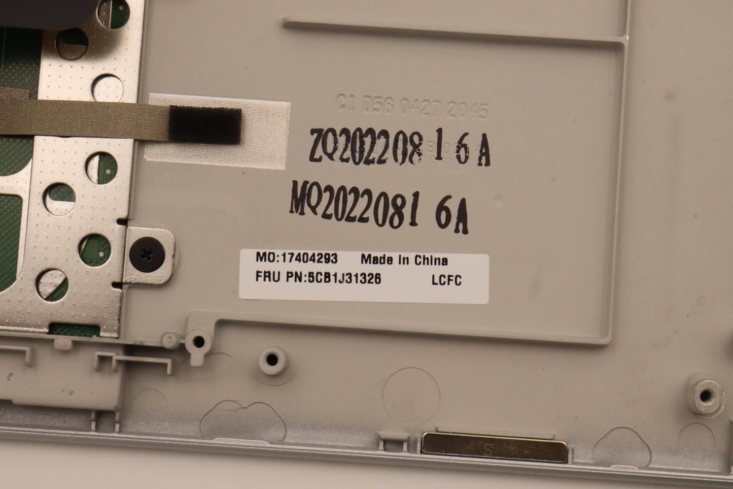 Lenovo Cover Upper Case Asmger L82U9 - 5CB1J31326