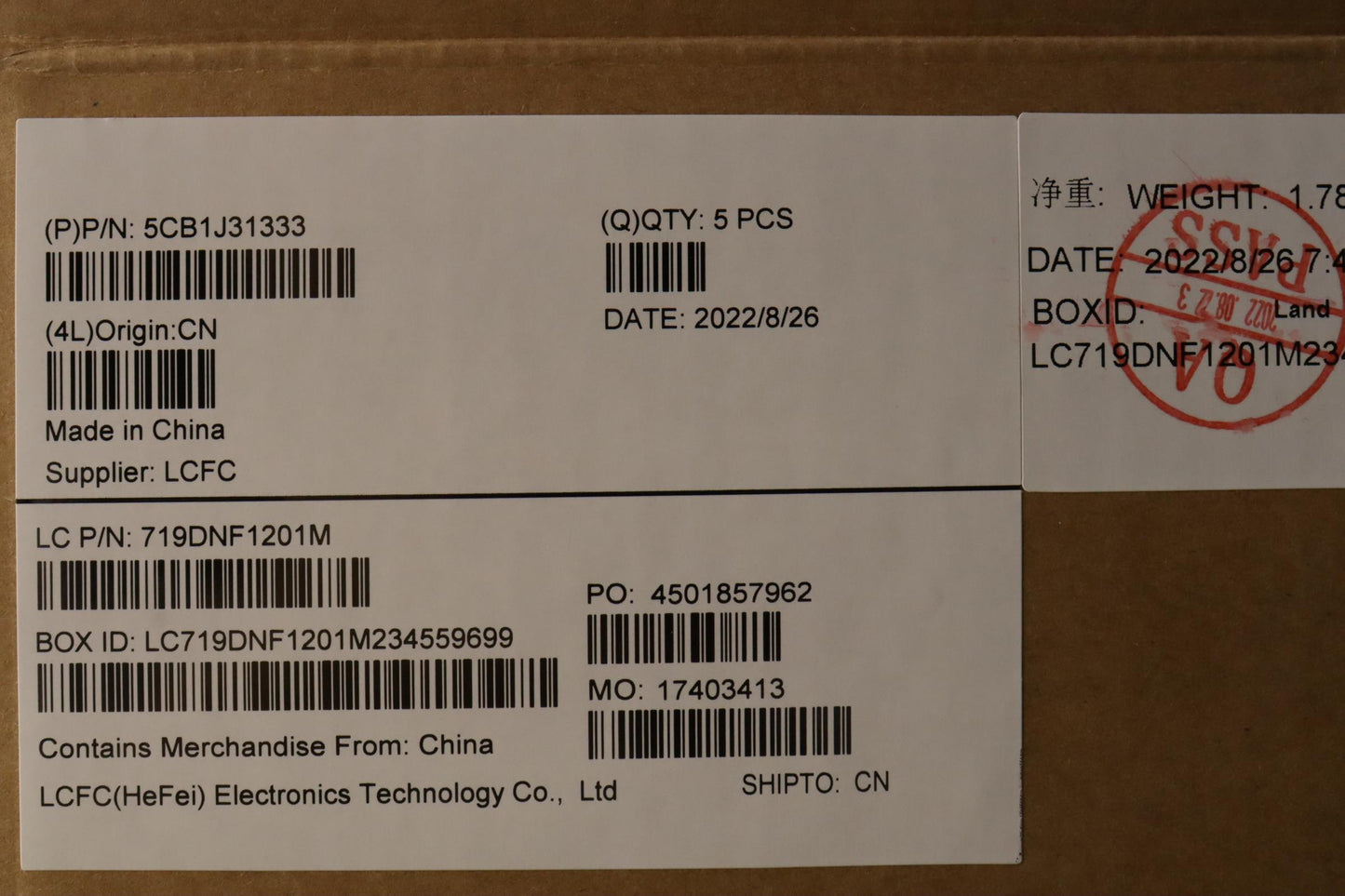 Lenovo Cover Upper Case Asmjpn L82U9 - 5CB1J31333