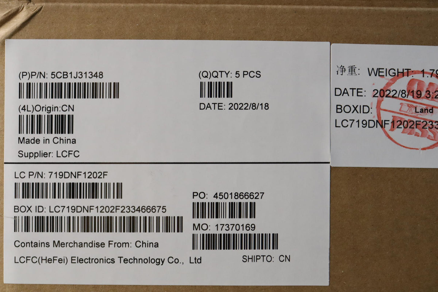 Lenovo Cover Upper Case Asmara L82U9 - 5CB1J31348