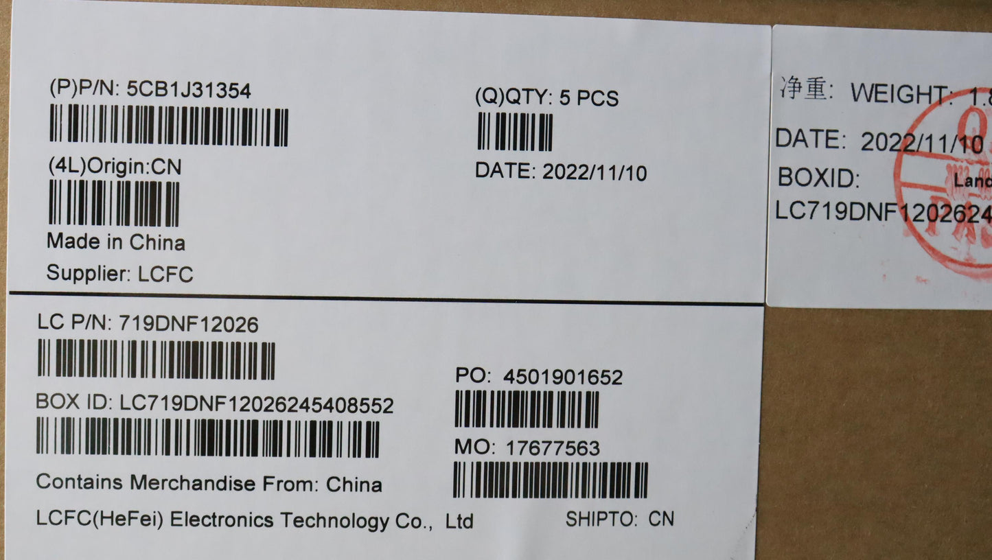 Lenovo Cover Upper Case Asmeuro Eng L - 5CB1J31354