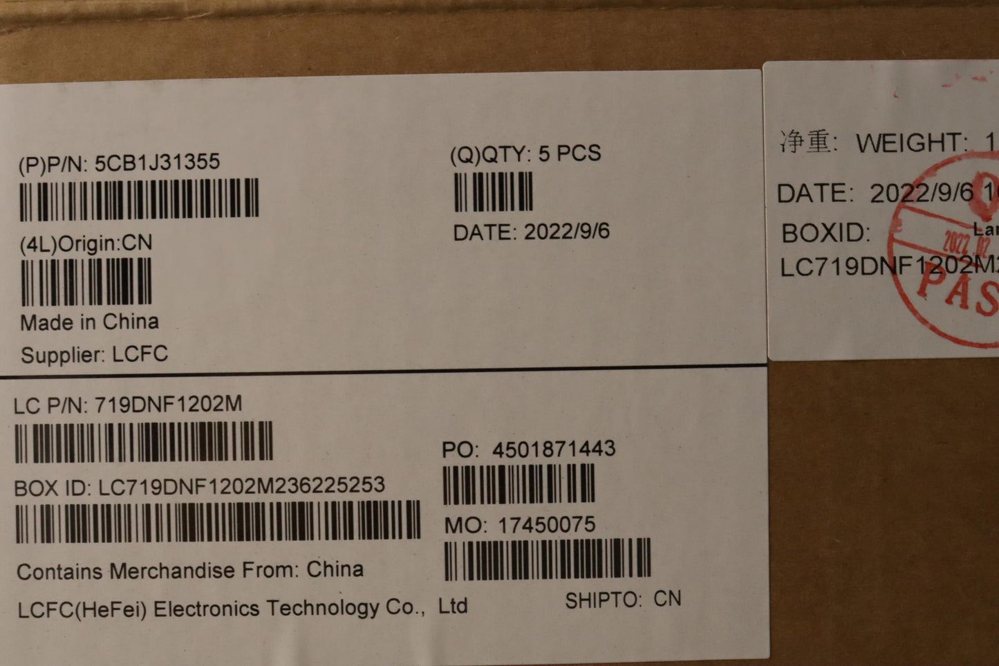 Lenovo Cover Upper Case Asmfra L82U9 - 5CB1J31355
