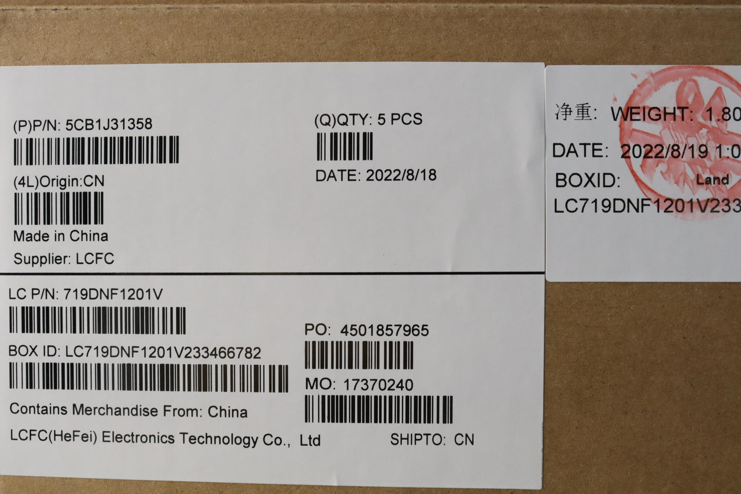 Lenovo Cover Upper Case Asmger L82U9 - 5CB1J31358