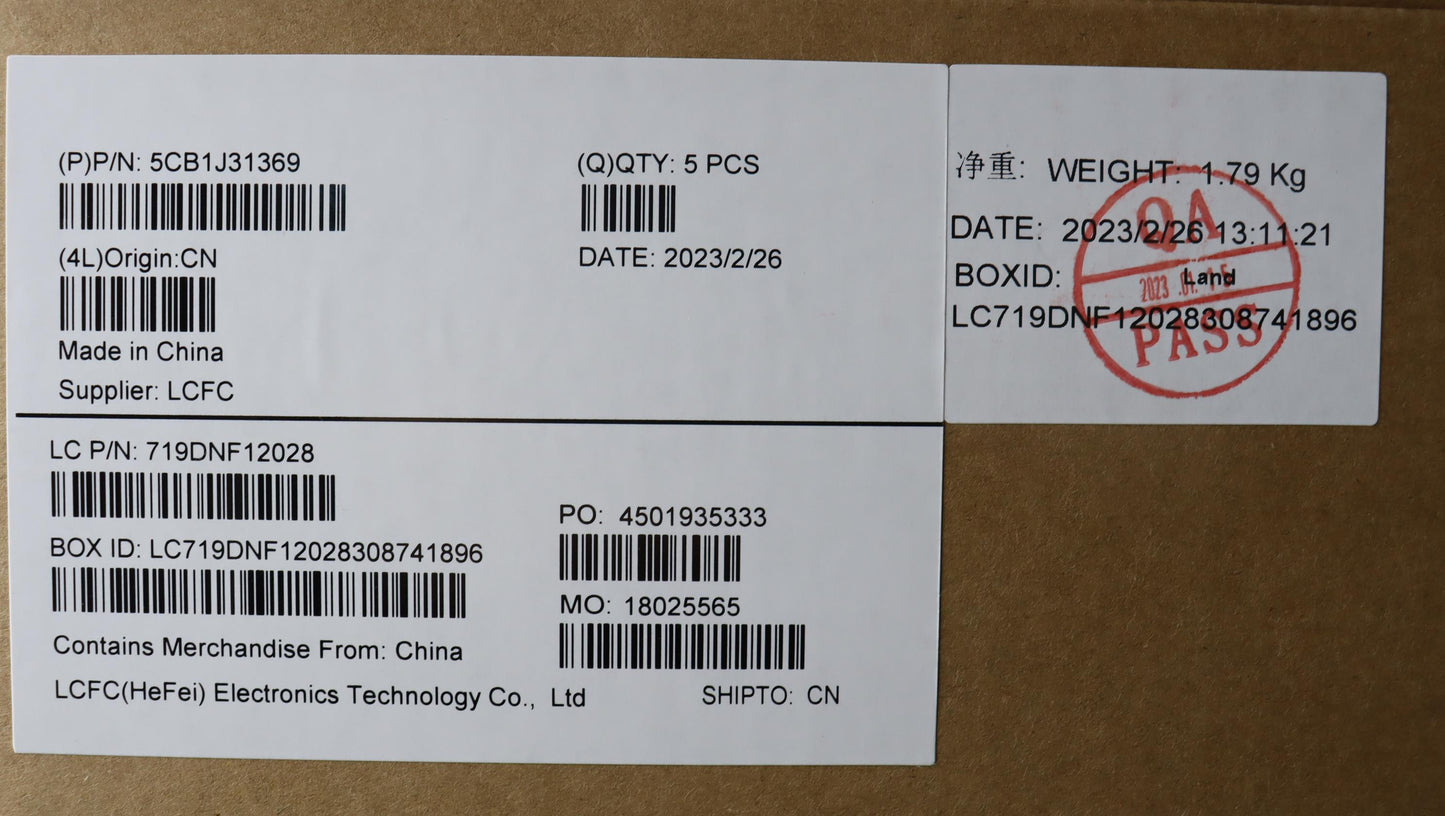 Lenovo Cover Upper Case Asmpor L82U9 - 5CB1J31369