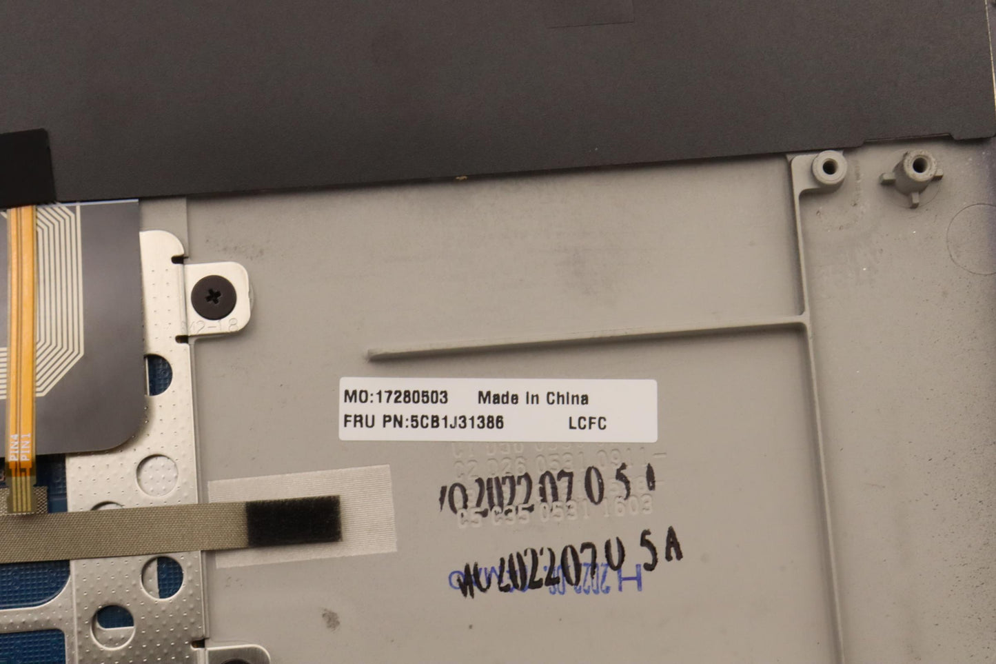Lenovo Cover Upper Case Asmeuro Eng L - 5CB1J31386