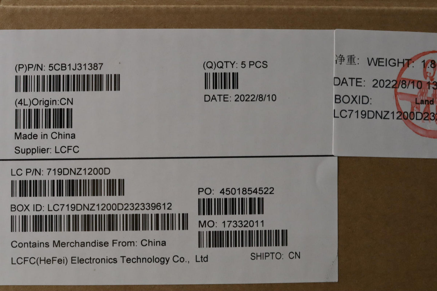 Lenovo Cover Upper Case Asmfra L82U9 - 5CB1J31387
