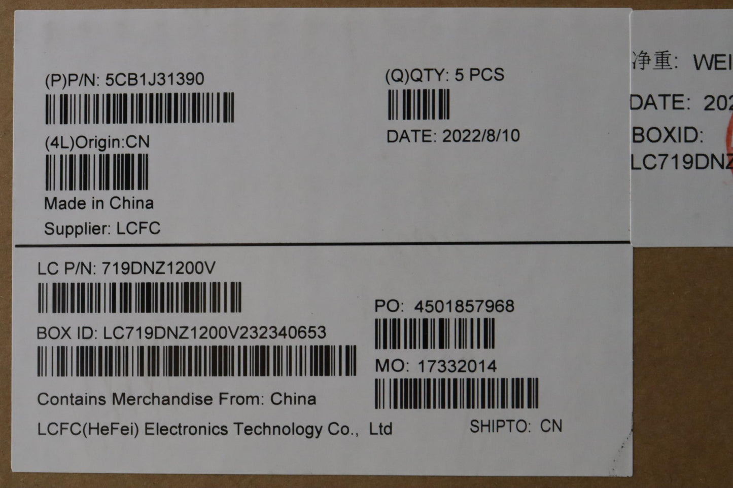 Lenovo Cover Upper Case Asmger L82U9 - 5CB1J31390