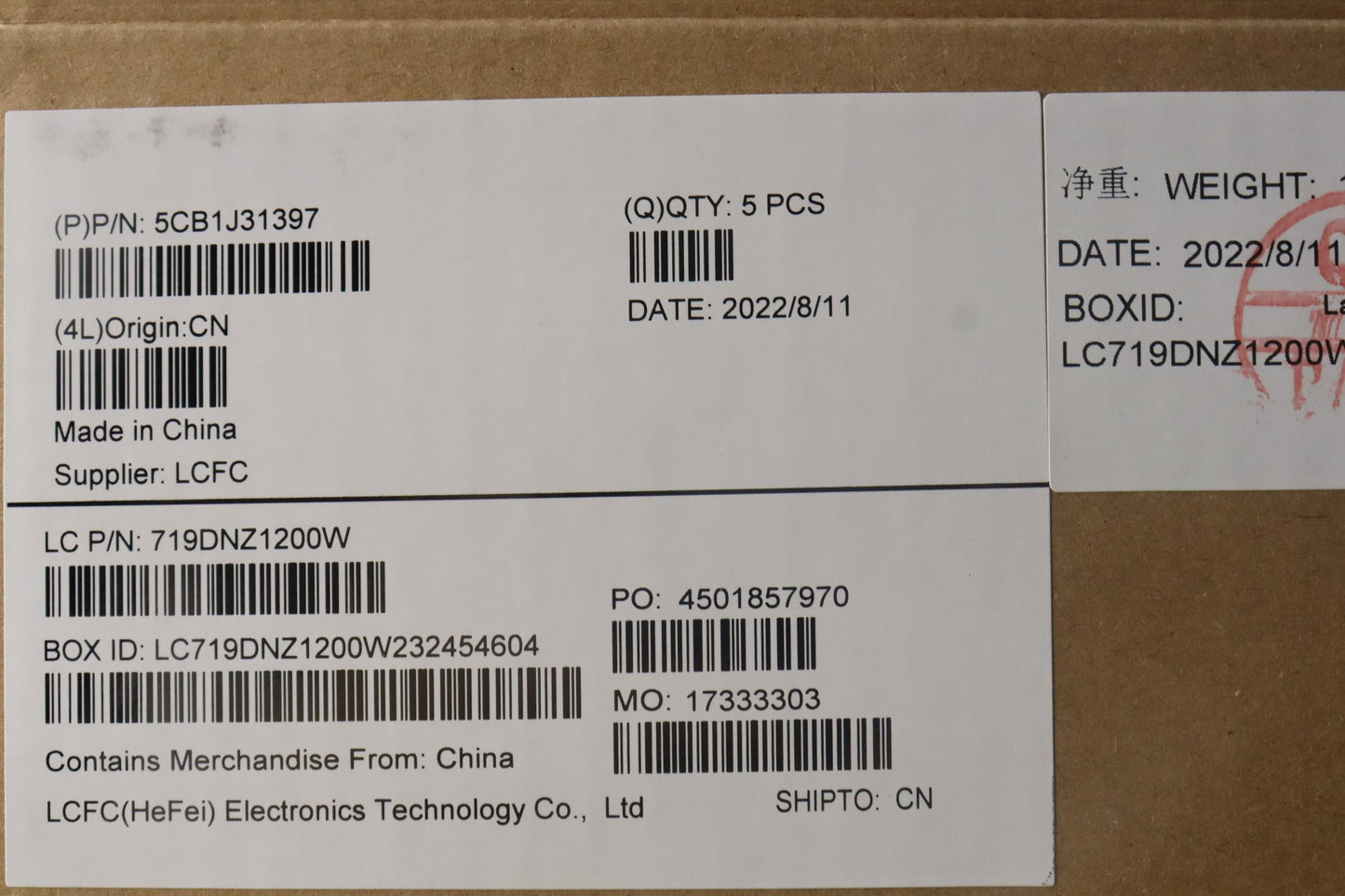 Lenovo Cover Upper Case Asmjpn L82U9 - 5CB1J31397