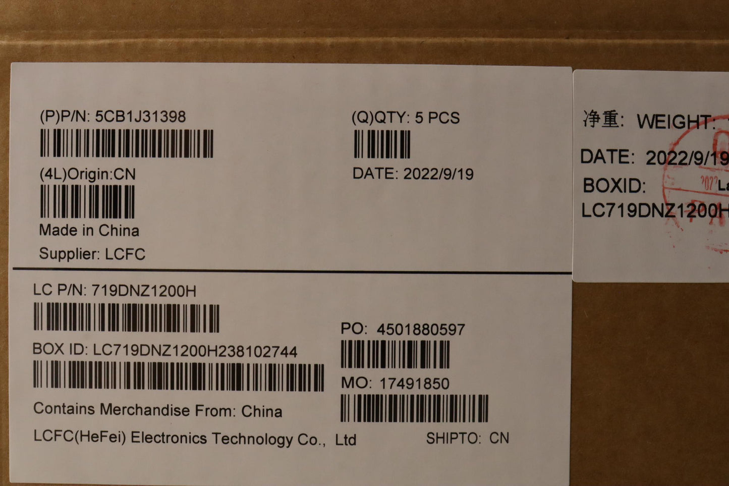 Lenovo Cover Upper Case Asmkor L82U9 - 5CB1J31398