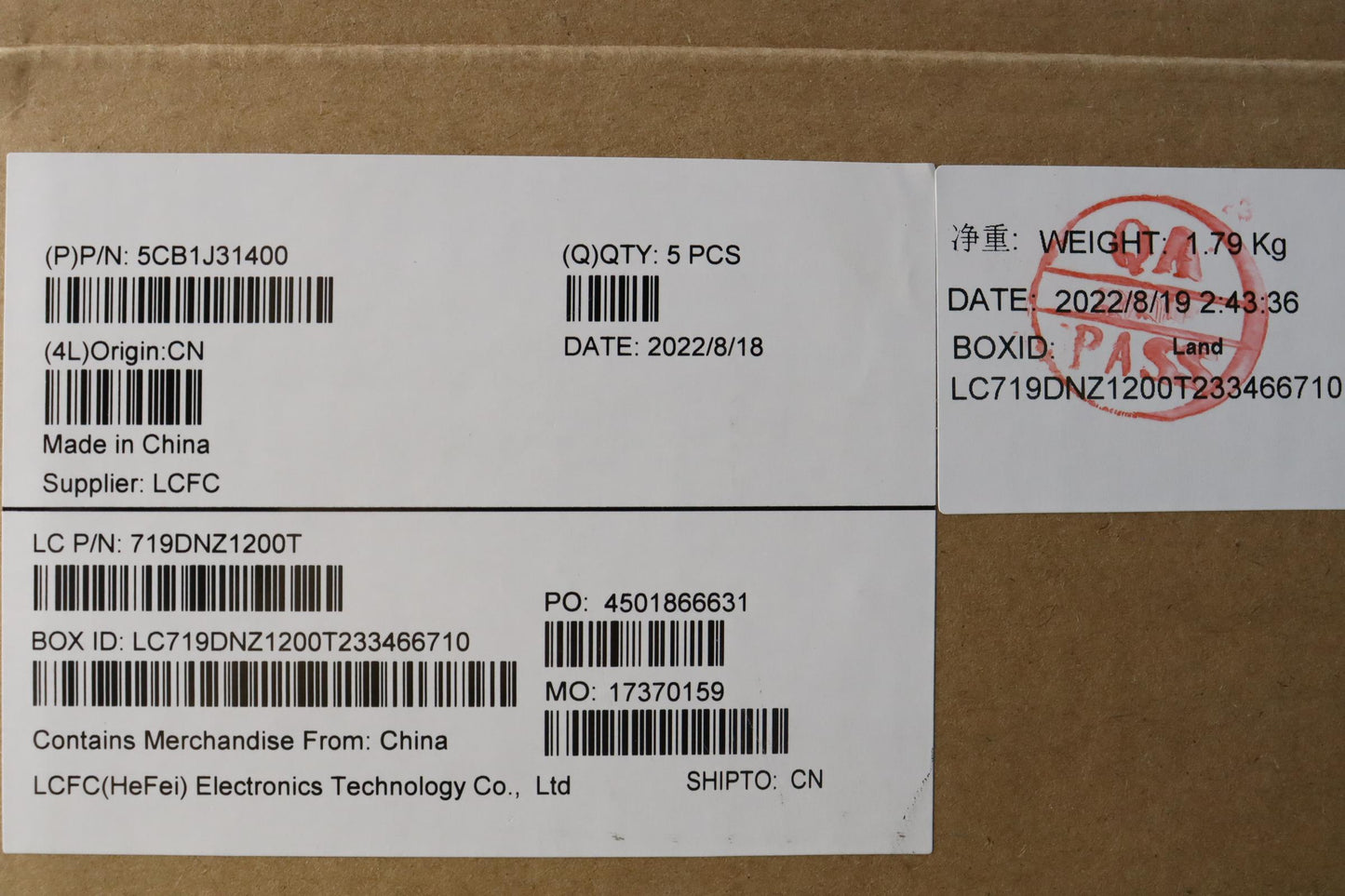 Lenovo Cover Upper Case Asmnordic L82 - 5CB1J31400