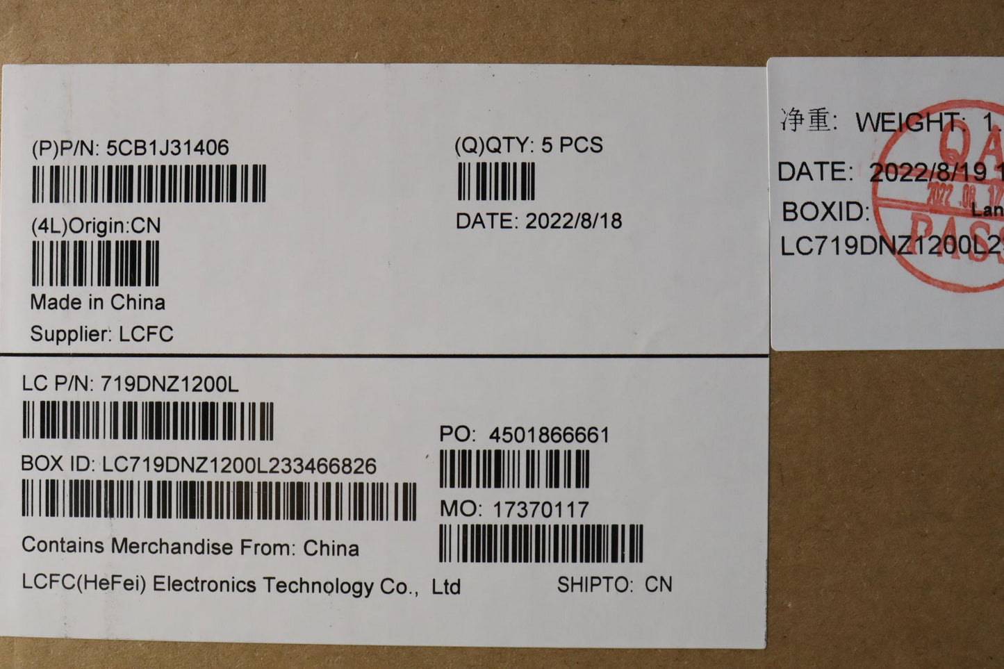 Lenovo Cover Upper Case Asmtc L82U9 S - 5CB1J31406