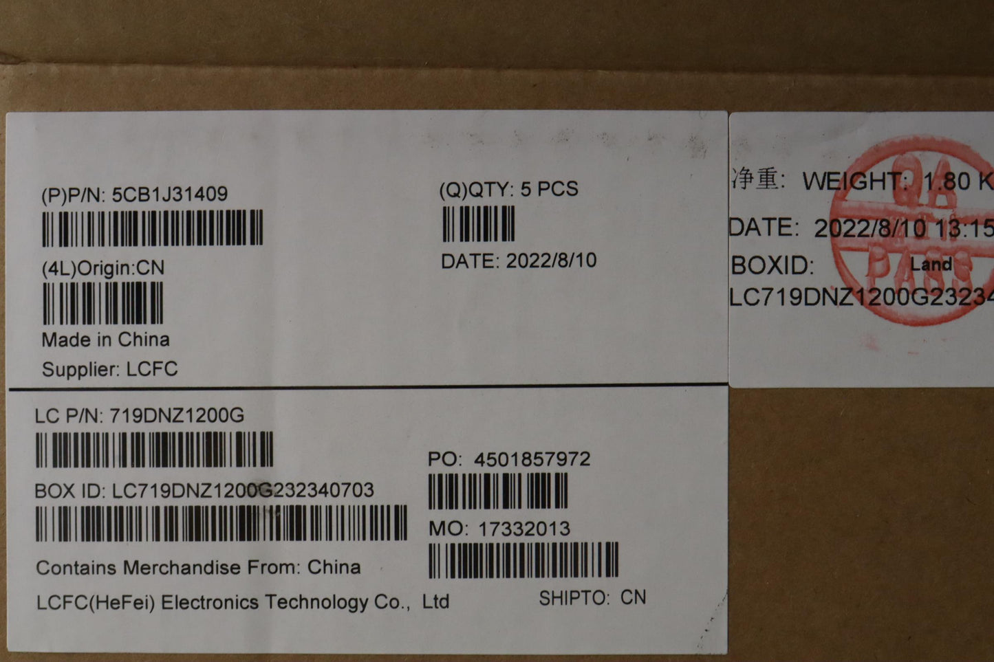 Lenovo Cover Upper Case Asmuke L82U9 - 5CB1J31409