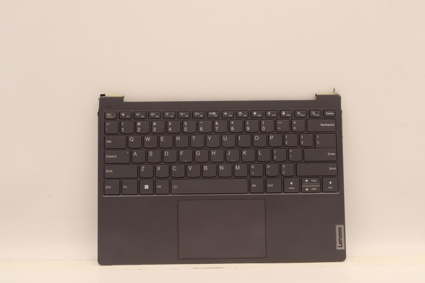 Lenovo Slate Grey Keyboard with C-Cover, USA English, Non-Backlit - 5CB1J31411