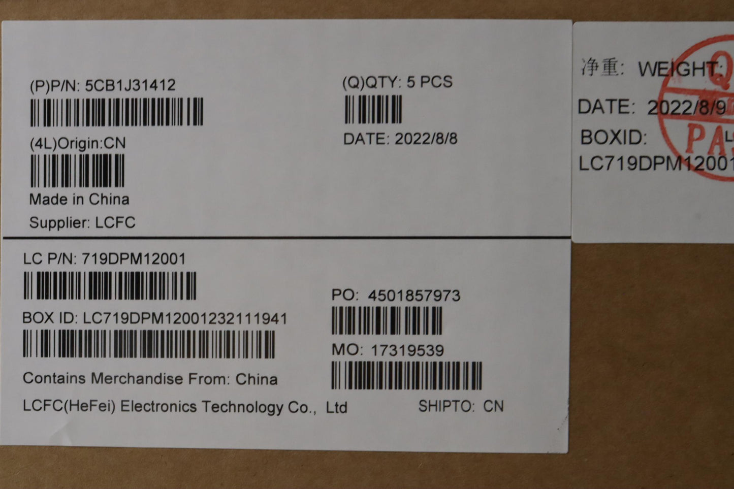 Lenovo Cover Upper Case Asmara L82Td - 5CB1J31412