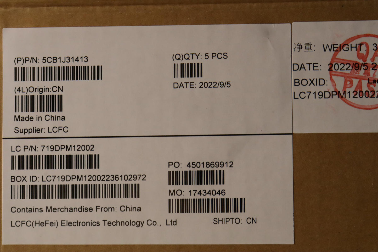 Lenovo Cover Upper Case Asmbel L82Td - 5CB1J31413