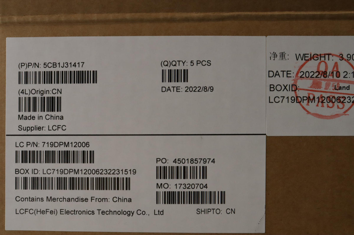 Lenovo Cover Upper Case Asmeng L82Td - 5CB1J31417
