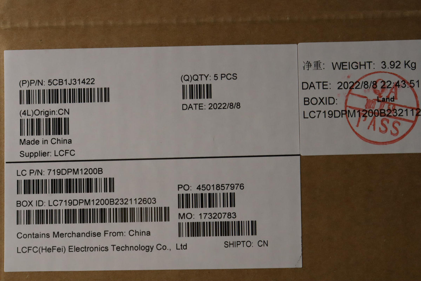 Lenovo Cover Upper Case Asmger L82Td - 5CB1J31422