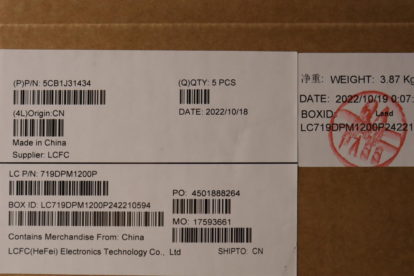 Lenovo Cover Upper Case Asmrus L82Td - 5CB1J31434