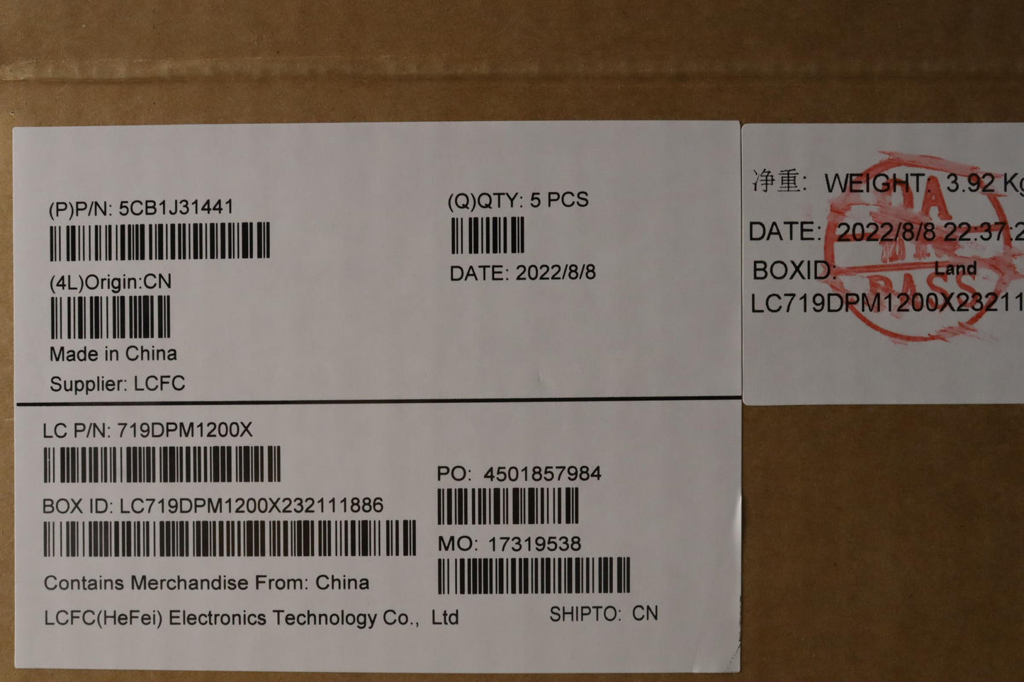 Lenovo Cover Upper Case Asmuke L82Td - 5CB1J31441