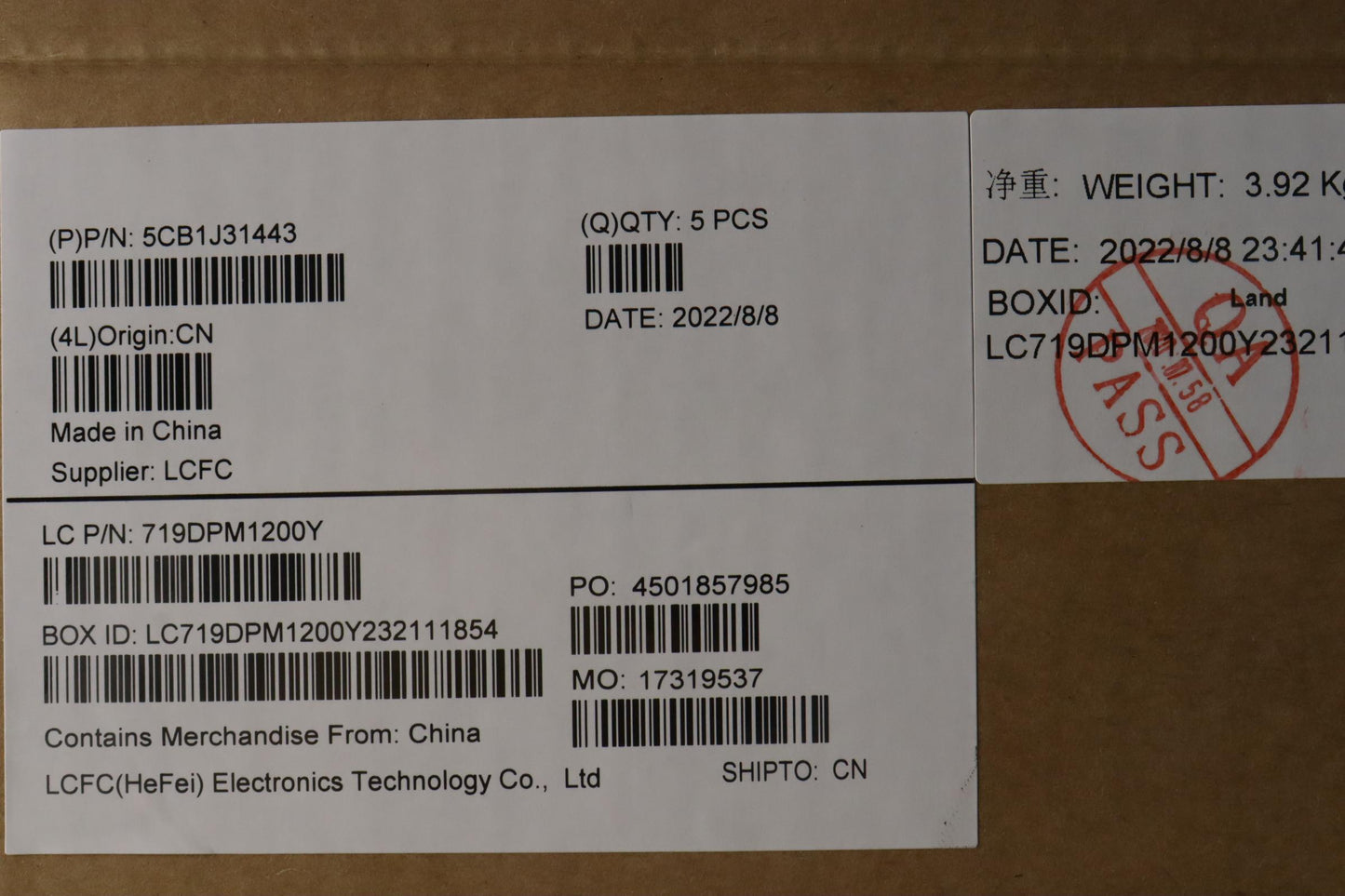 Lenovo C-Cover with Keyboard, USA English, Backlight - 5CB1J31443