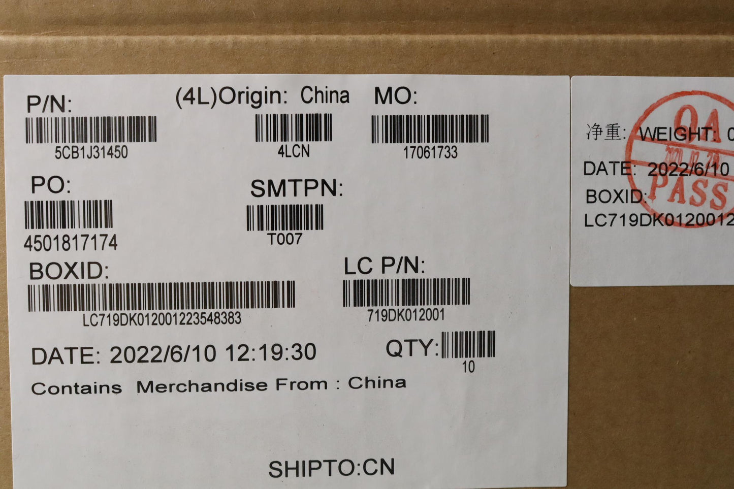 Lenovo Cover Strip Cover L 82Ug Sga - 5CB1J31450