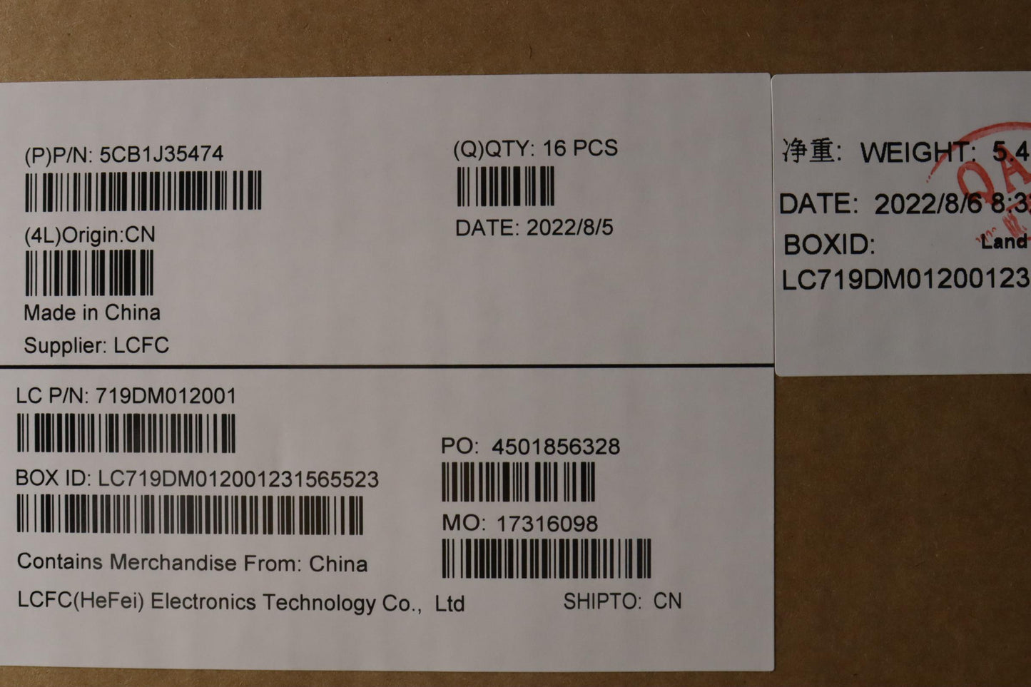 Lenovo Cover Lcd Cover L 82T5 Acovert - 5CB1J35474