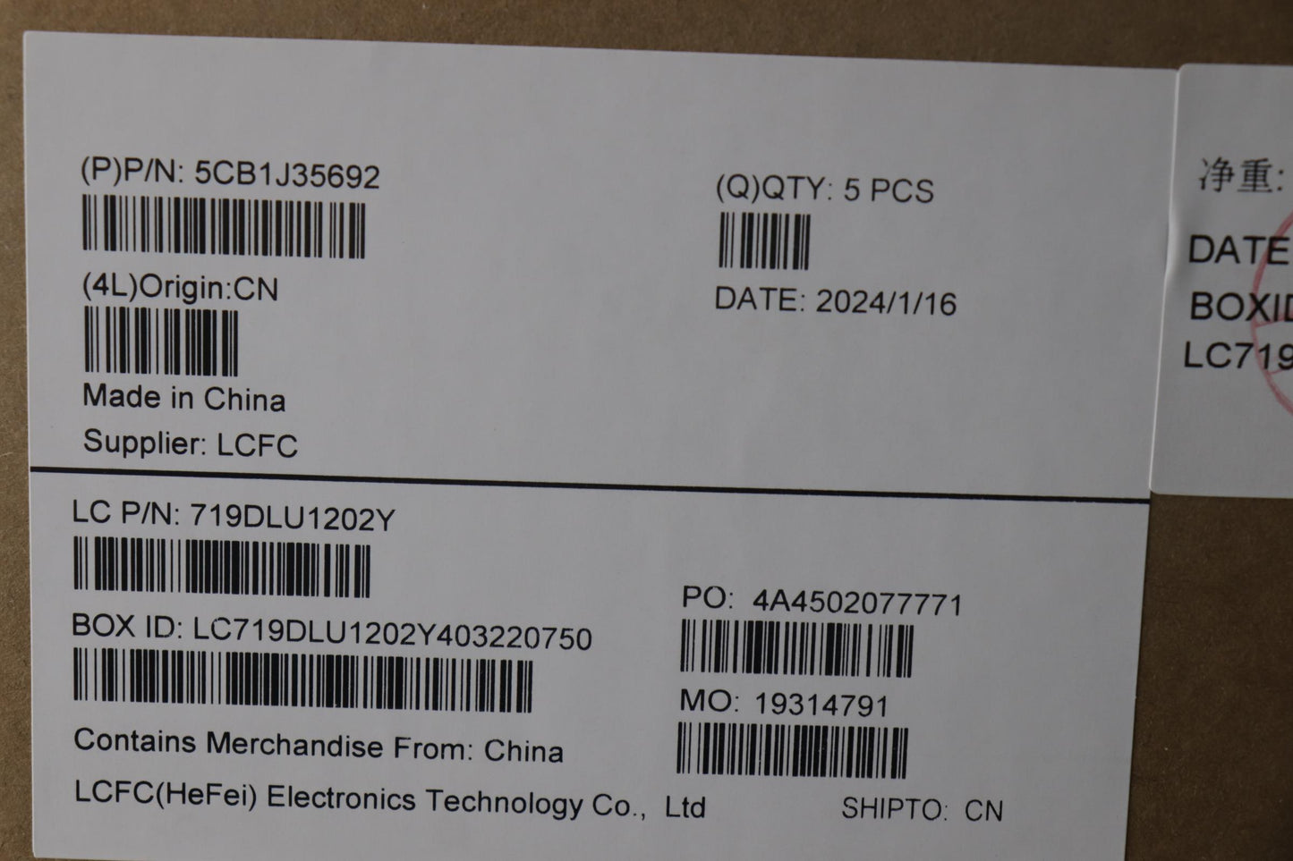 Lenovo Cover Upper Case Asmbel L82T5 - 5CB1J35692