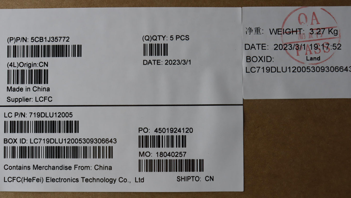 Lenovo Cover Upper Case Asmger L82T5 - 5CB1J35772