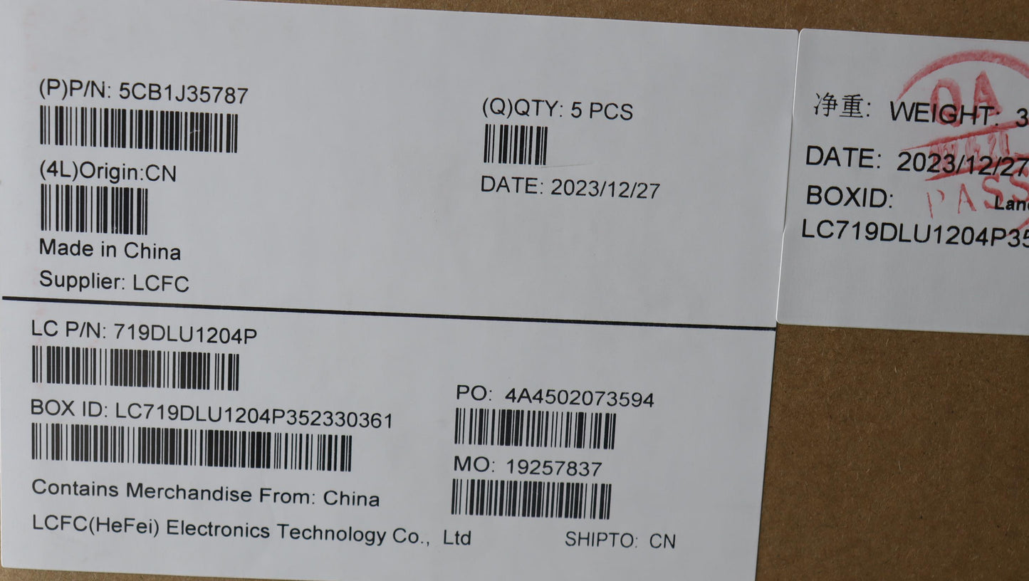 Lenovo Cover Upper Case Asmbel L82T5 - 5CB1J35787