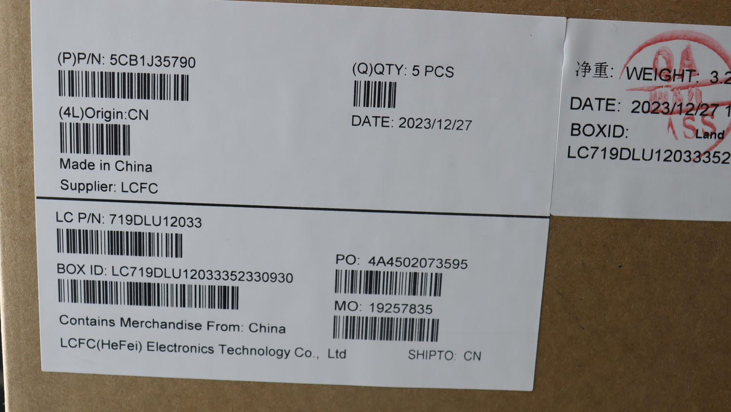 Lenovo Cover Uppercaseasmeuroengl82T5 - 5CB1J35790