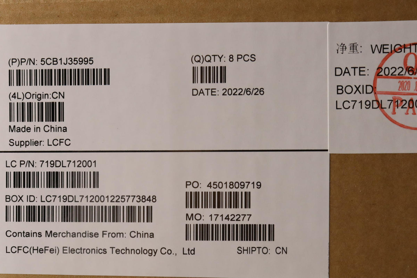 Lenovo Cover Lcd Cover L82Tl Oggls Wa - 5CB1J35995