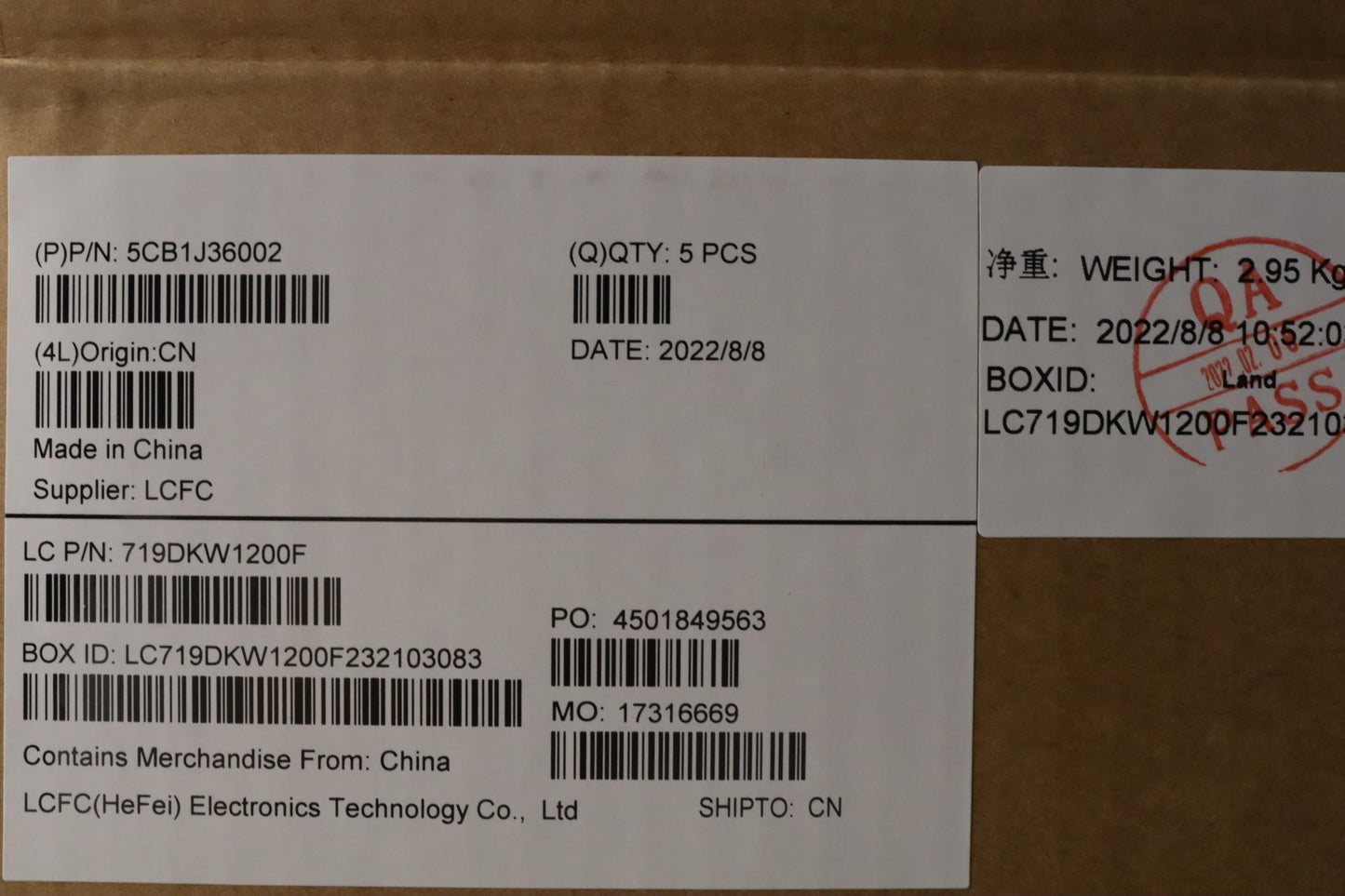 Lenovo Cover Upper Case Asmbul L82Tl - 5CB1J36002