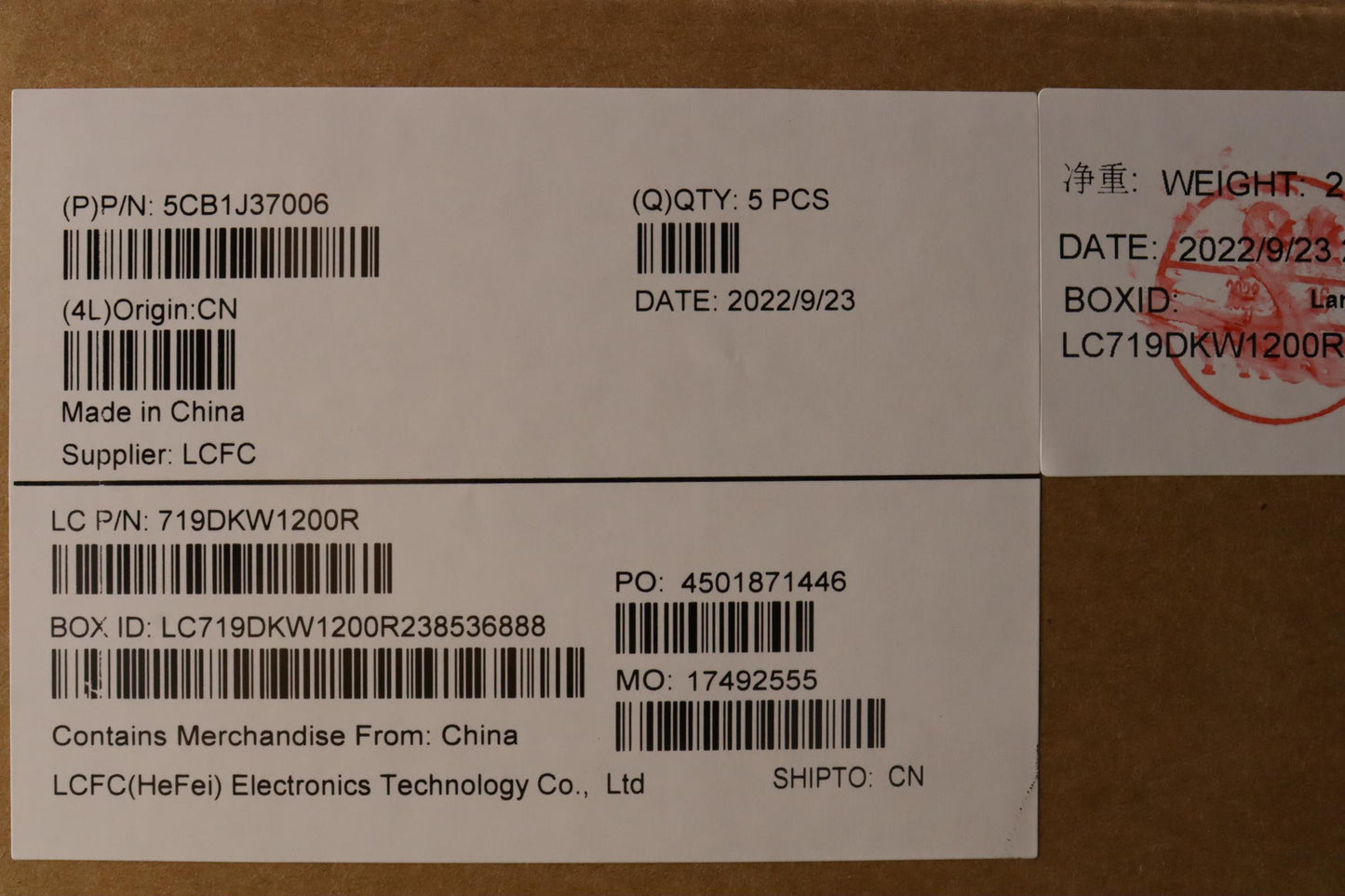 Lenovo Cover Upper Case Asmhun L82Tl - 5CB1J37006