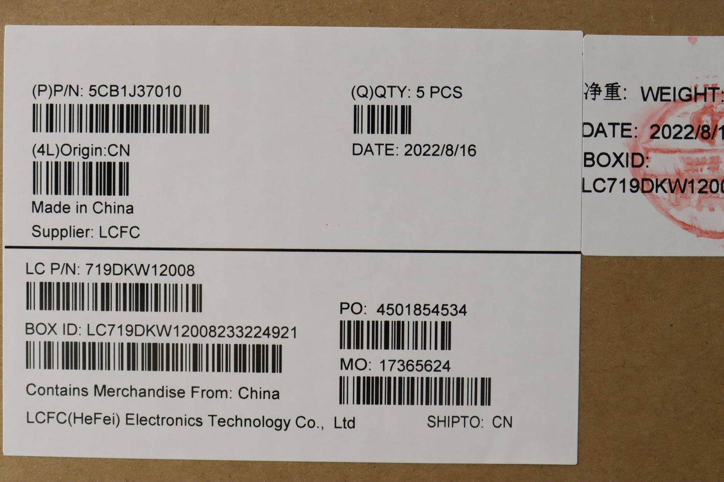 Lenovo Cover Upper Case Asmkor L82Tl - 5CB1J37010